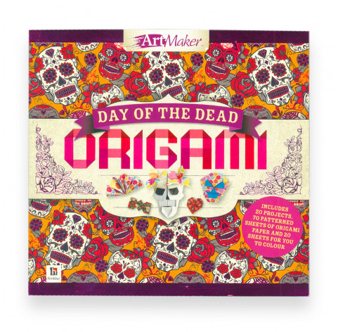 Includes 20 Projects and 20 Sheets for You to Color 70 Festive Sheets of Origami Paper Day of the Dead Origami